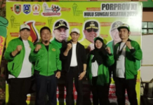 Dampingi Atlet Tanbu di Pembukaan Porprov XI Kalsel 2022 HSS, Ini Harapan Sekda Ambo Sakka