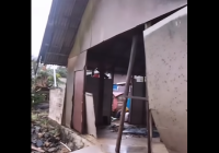 Badai Angin Terjang Pesisir Pantai Takisung Porak-porandakan Rumah Warga