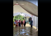 Viral, Resepsi Perkawinan di Tengah Banjir Setinggi Paha