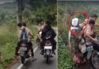 KETERLALUAN! Para Pelajar Aniaya dan Tendang Seorang Nenek Hingga Terjengkang