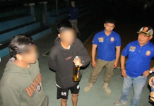 Satpol PP Banjarbaru Sisir Taman dan Fasilitas Umum, Masih Ditemukan Pemuda Konsumsi Miras dan Tuak