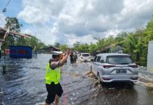 Tumbang Nusa Terendam Banjir, Malam Ini Hujan Deras Guyur Kapuas