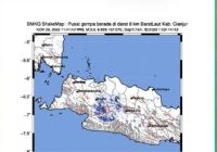 Gempa Kembali Guncang Cianjur, Kali Ini Berkekuatan Magnitudo 3,9