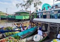 PLN Peduli Dukung Dermaga Terapung Wisata Kampung Hijau Sungai Bilu