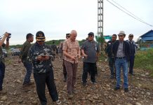 Bupati Zairullah Bersama Tim Asesmen Tinjau Lokasi Pembangunan Bendungan Kusan
