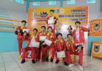 Tim Bulutangkis Putra Banjarmasin Raih Emas di Porprov Kalsel