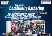 CATAT Tanggalnya, Gathering Bagi Klub Motor Yamaha di Banjarbaru