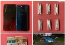 Dua Pria Ditangkap Saat di Sungai Lumbah, Diduga Miliki 6 Paket Sabu