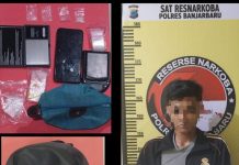 Ungkap Peredaran Sabu di Kos-kosan Banjarbaru, Satresnarkoba Tangkap Warga Banjarmasin Ini Beserta Barang Bukti