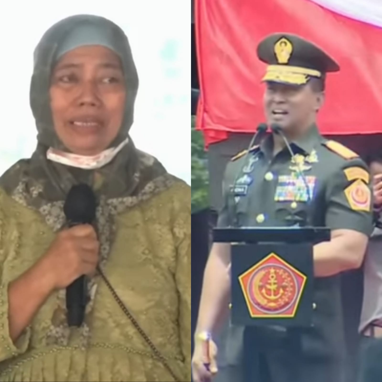 Penuh Haru Saat Ibu dari Banjarbaru Ini Berbincang dengan Panglima TNI