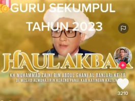 Beredar Jadwal Haul Guru Sekumpul di Katingan Kalteng