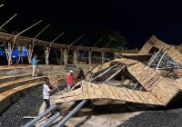 Tugu Ketupat di Siring Sungai Baru Banjarmasin  Roboh, ini Kesaksian Warga
