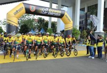 Ratusan Goweser Sepeda Lipat KOM Challenge 2022 Jajal Gunung Mawar Kiram