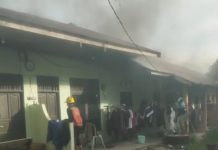 Kebakaran di Sekumpul Martapura