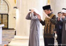 Presiden Jokowi dan Presiden Persatuan Emirat Arab Resmikan Masjid Raya Sheikh Zayed Solo