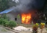 Api Membakar Bangunan Milik Yakub di Takisung Kabupaten Tanah Laut
