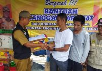 Dinsos Kalsel Berikan Bantuan Bagi Korban Kebakaran di Jalan Sultan Adam Banjarmasin