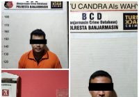 Gagal Edarkan Sabu ke Banjarbaru, Sudah Sepekan 2 Kurir Ini Huni Sel Polsek Banjarmasin Barat