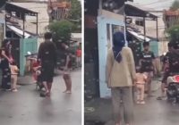 Viral Suami Tonjok Istri di Jalan Akhirnya Diringkus Polisi