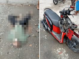 BREAKING NEWS: Laka Lantas Depan Pasar Sederhana Teluk Dalam, Korban Pria Parah