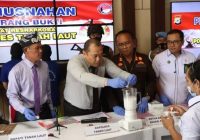 Sabu Hampir 1 Kg Diblender di Polres Tanah Laut, Bupati Apresiasi Kerja Polisi