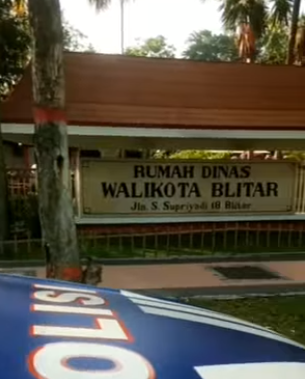 12122022_Rumah Dinas Wali Kota Blitar. (Istimewa)