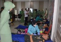 Korem 101/Antasari Donor Darah Serentak Se-Kalsel, Target 100 Orang Tiap Kodim