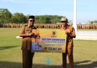 Terkumpul Rp 700 Juta, Pemprov Kalsel Serahkan Bantuan Bagi Korban Gempa Cianjur