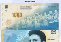 Heboh Uang Kertas Gambar Messi Saat Timnas Argentina Pulang
