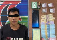 Diduga Pengedar Narkoba, Montir Ditangkap di Rumahnya Jalan Kelayan A Gang Setia Budi