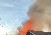 Diduga Kendaraan Terbakar Api Mengenai Bensin, 1 Rumah di Jalan Gerilya Kelayan Hangus