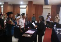 Panwascam Kecamatan Pamingkir Mundur, Bawaslu HSU Lantik PAW
