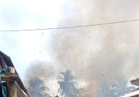 Empat Rumah Terbakar di Desa Kalibaru Kabupaten HST