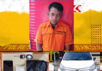 Warga Tanbu Ditangkap di Jalan Tol Gambut Bersama Barbuk Sabu dan Mobil Sigra