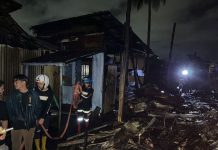 3 Rumah Hangus, Satu Orang Luka Bakar di Insiden Kebakaran Sungai Jingah Banjarmasin
