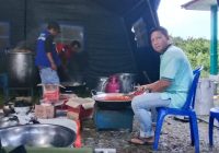 Banjir Rob di Satui, Dinsos Tanah Bumbu Dirikan Dapur Umum