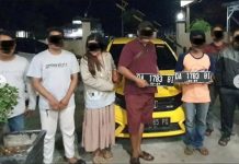 Polisi Amankan 7 Terduga Maling Mobil Brio Kuning di Tatah Makmur Kabupaten Banjar, ini Motif Pelaku