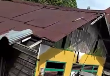 BREAKING NEWS: Bangunan Rumah di Pulau Bromo Mantuil Ambruk