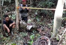 Pistol Juga Ditemukan di Lokasi Bangkai Pesawat Perang di Desa Bungkukan Kotabaru