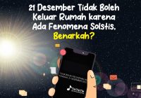 Viral Ajakan 21 Desember Jangan Keluar Rumah Ada Fenomena Solstis, ini Kata Lapan RI