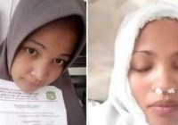Viral Wanita Nekat Kenakan Kain Kafan Saat Ditagih Utang