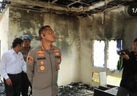 Kapolresta Banjarmasin Cek Lokasi Kebakaran Sungai Jingah yang Hanguskan Rumah Personelnya