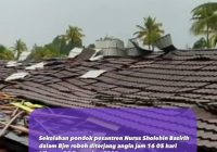 Pondok Pesantren Nurus Sholehin di Basirih Banjarmasin Roboh