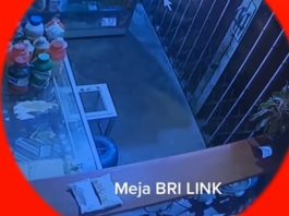 Viral Tuyul Terekam CCTV di Toko BRI Link