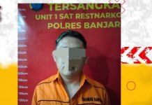 Kedapatan Miliki 5 Paket Sabu, MH Harus Diamankan di Polres Banjar
