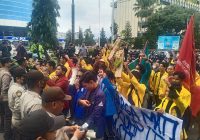 Massa Aksi Tolak RKUHP Bermasalah Harapkan DPRD Kalsel Jangan Jadi Pengkhianat Rakyat