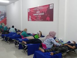 Bursa Efek Indonesia (BEI) Kalsel Adakan Donor Darah Hingga Tanam Pohon di Pulau Curiak