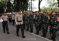 Jaga Kondisi Malam Tahun Baru 2023, Personel Gabungan Polri, TNI dan Pemda Gelar Apel Pengamanan