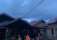 Kondisi Terkini Cuaca Ekstrem Tanah Laut 24 Desember 2022, Desa Angsau Direndam Banjir