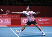 Sempat Kehilangan Gim Kedua, Ginting Taklukkan Tunggal Taiwan